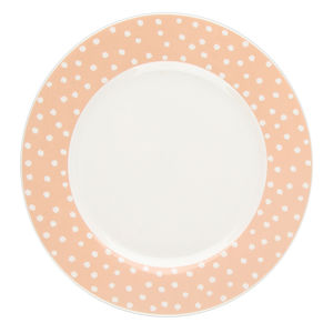 Altom Sada dezertních talířů bílý puntík 20 cm, 6 ks