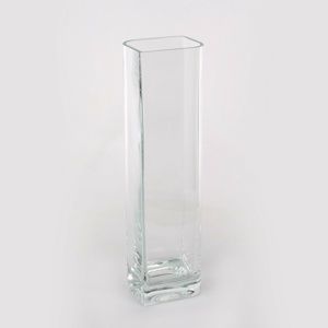 Altom Skleněná váza Quadro, 40 cm