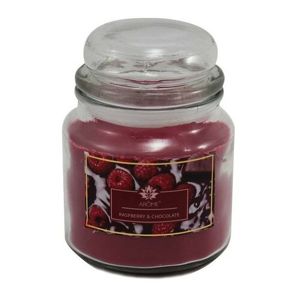 Arome Velká vonná svíčka ve skle Raspberry and Chocolate, 424 g