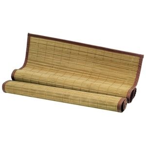 Bambusová rohož za postel, hnědá