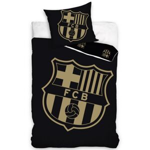 Carbotex Bavlněné povlečení FC Barcelona Gradient Black, 140 x 200 cm, 70 x 90 cm