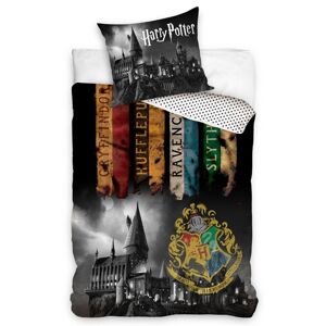 Carbotex Bavlněné povlečení Harry Potter Noc v Bradavicích, 140 x 200 cm, 70 x 90 cm
