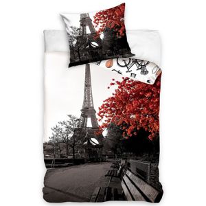 Bavlněné povlečení Podzim v Paříži, 140 x 200 cm, 70 x 90 cm