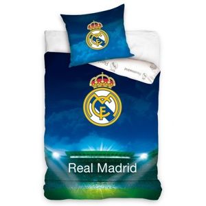Bavlněné povlečení Real Madrid Stadion, 140 x 200 cm, 70 x 90 cm