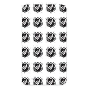 Bavlněné prostěradlo NHL Logo White, 90 x 200 cm