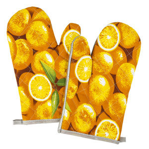 Chňapka Pomeranč, 28 x 18 cm, sada 2 ks