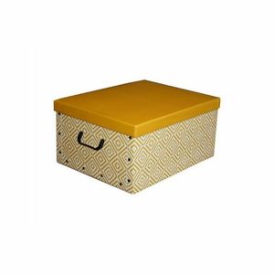 Compactor Skládací úložná krabice Nordic, 50 x 40 x 25 cm, žlutá
