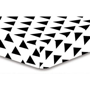DecoKing Prostěradlo Triangles S1, 90 x 200 cm
