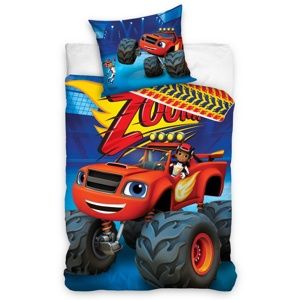 Dětské bavlněné povlečení Blaze Monster Truck Blue, 140 x 200 cm, 70 x 90 cm
