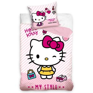 CARBOTEX Dětské povlečení Hello Kitty My Style, 140 x 200, 70 x 90 cm