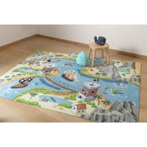 Dětský koberec Ultra Soft Tresure Island, 90 x 130 cm