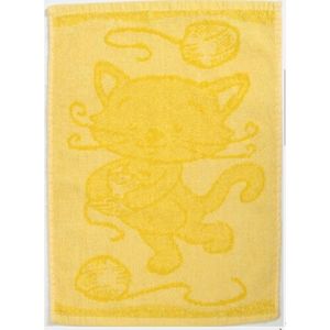 Profod Dětský ručník Cat yellow, 30 x 50 cm