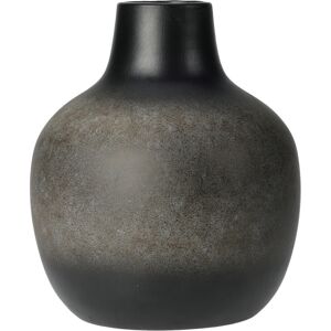 Kameninová váza Posy tmavě hnědá, 13,8 x 16,4 cm