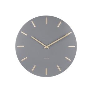 Karlsson 5716GY Designové nástěnné hodiny pr. 45 cm