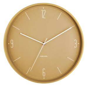 Karlsson 5735YE designové nástěnné hodiny, pr. 40 cm