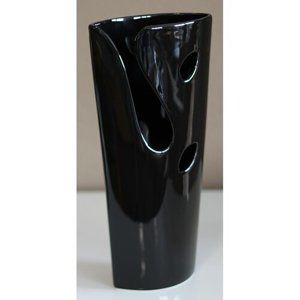 Keramická váza Spring mood, černá