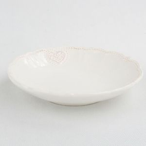 Keramický hluboký talíř Srdce 20,6 cm