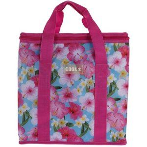 Chladicí taška Tropical flowers růžová, 16 l