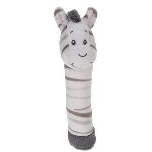 Koopman Dětské plyšové chrastítko Zebra 16 cm