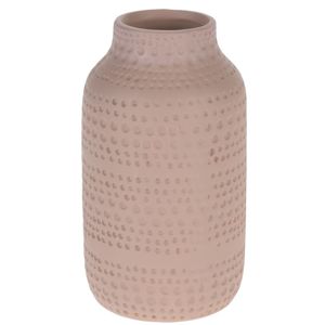 Keramická váza Asuan růžová, 19 cm