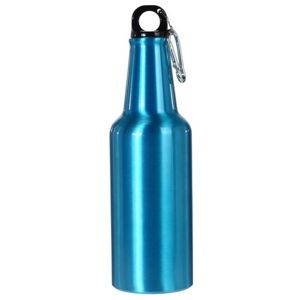 Koopman Sportovní hliníková láhev s uzávěrem 600 ml, modrá