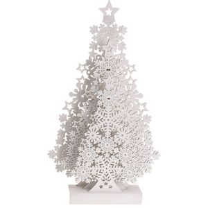 Koopman Vánoční dekorace Tree with Snowflakes, 48 cm