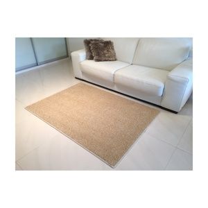 Kusový koberec Color shaggy béžová, 100 cm