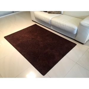 Kusový koberec Color shaggy hnědá, 120 cm