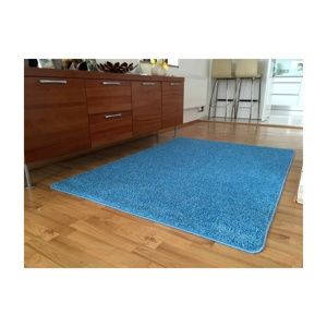 Kusový koberec Color shaggy modrá, 120 cm