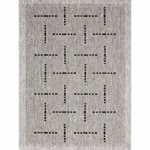 Spoltex Kusový koberec Floorlux Kusový koberec Floorlux silver/black 20008, 120 x 170 cm