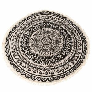 Dakls Kusový koberec Mandala šedohnědá, 82 cm