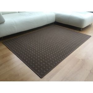 Kusový koberec Valencia hnědá, 100 cm