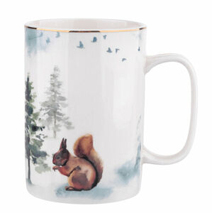 Misty Forest Porcelánový hrnek Squirrel, 300 ml