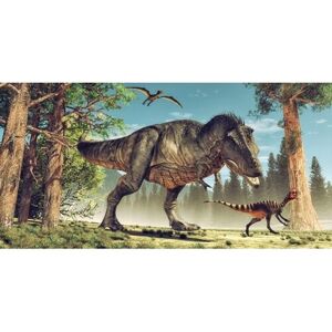 TipTrade Osuška Dinosauří svačinka, 70 x 140 cm