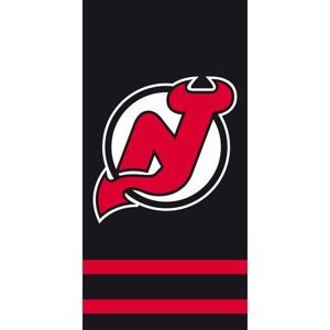 Osuška NHL New Jersey Devils Black, 70 x 140 cm