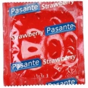 Pasante Kondomy jahoda, 5 ks