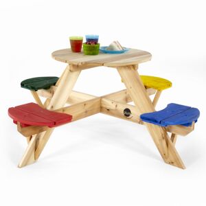 Plum Dřevěný piknikový stůl se stoličkama, 120 x 120 x 50 cm