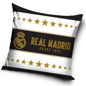 Povlak na polštářek Real Madrid Gold Stars, 45 x 45 cm