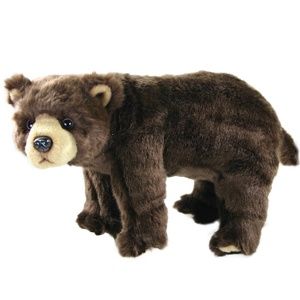 Rappa Plyšový medvěd hnědý, 40 cm