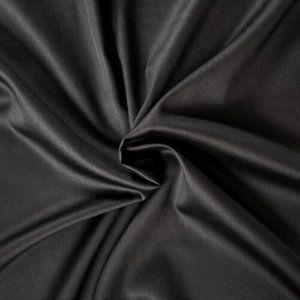 Saténové prostěradlo černá, 90 x 200 cm