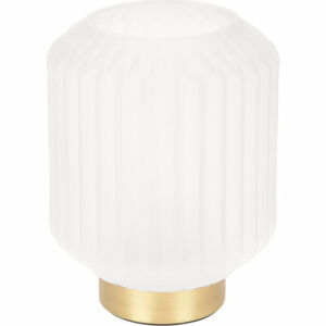 Stolní LED lampa Coria bílá, 13 x 17 cm