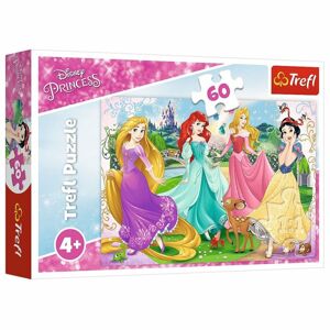 Trefl Puzzle Oblíbené princezny, 60 dílků