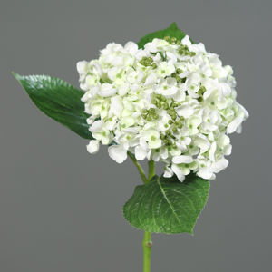 Umělá hortenzie bílá, 44 cm