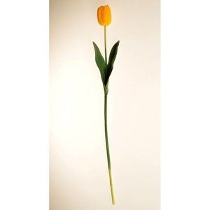 Umělá květina Tulipán žlutá, 60 cm