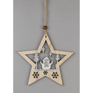 Vánoční závěsná dekorace Christmas star, 23 cm