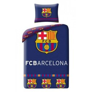 Bavlněné povlečení FC Barcelona 8009, 140 x 200 cm, 70 x 90 cm