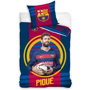 Bavlněné povlečení FC Barcelona Pique 2016, 140 x 200 cm, 70 x 90 cm