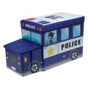 Box na hračky a sedátko Policie
