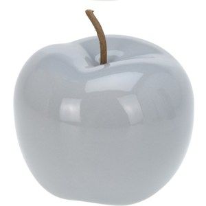 Dekorační jablko Rollo, šedá