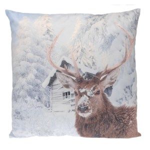 Dekorační polštářek Snow Deer, 45 x 45 cm